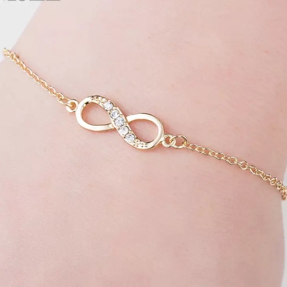 Jewelry - Gold Filled CZ Infinity Bracelet